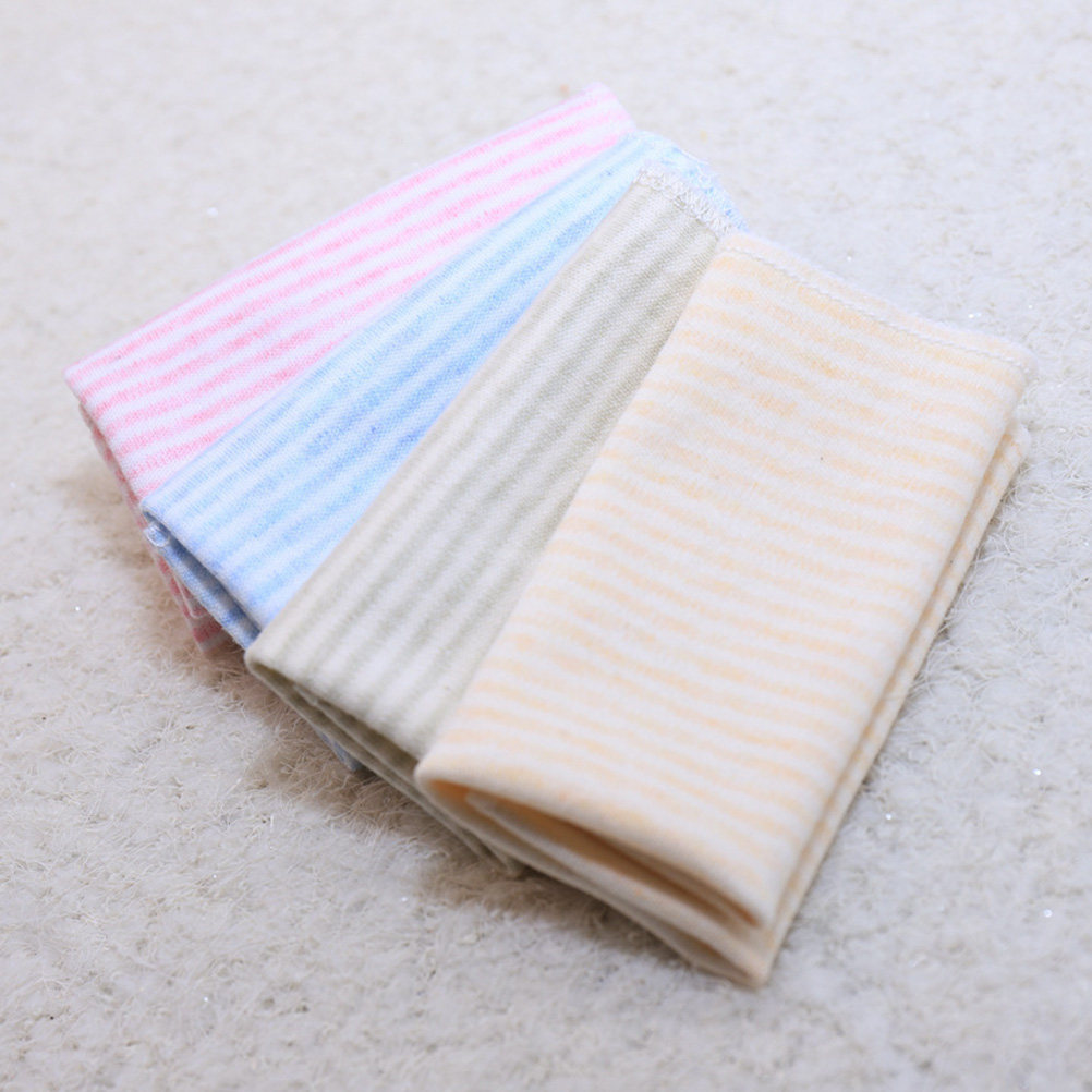 Skincare Newborn - 4Pcs Baby Saliva Towel Soft Absorbent