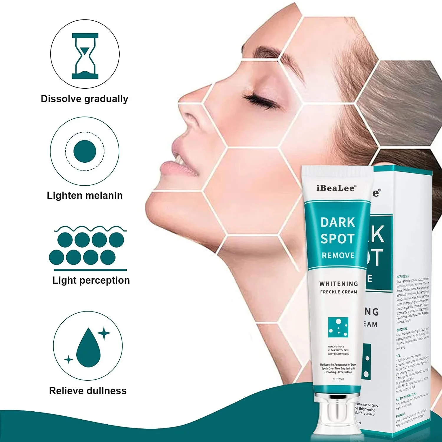 Melasma Brightening Face Cream - огляд і ціна Skincare Glad2Glow