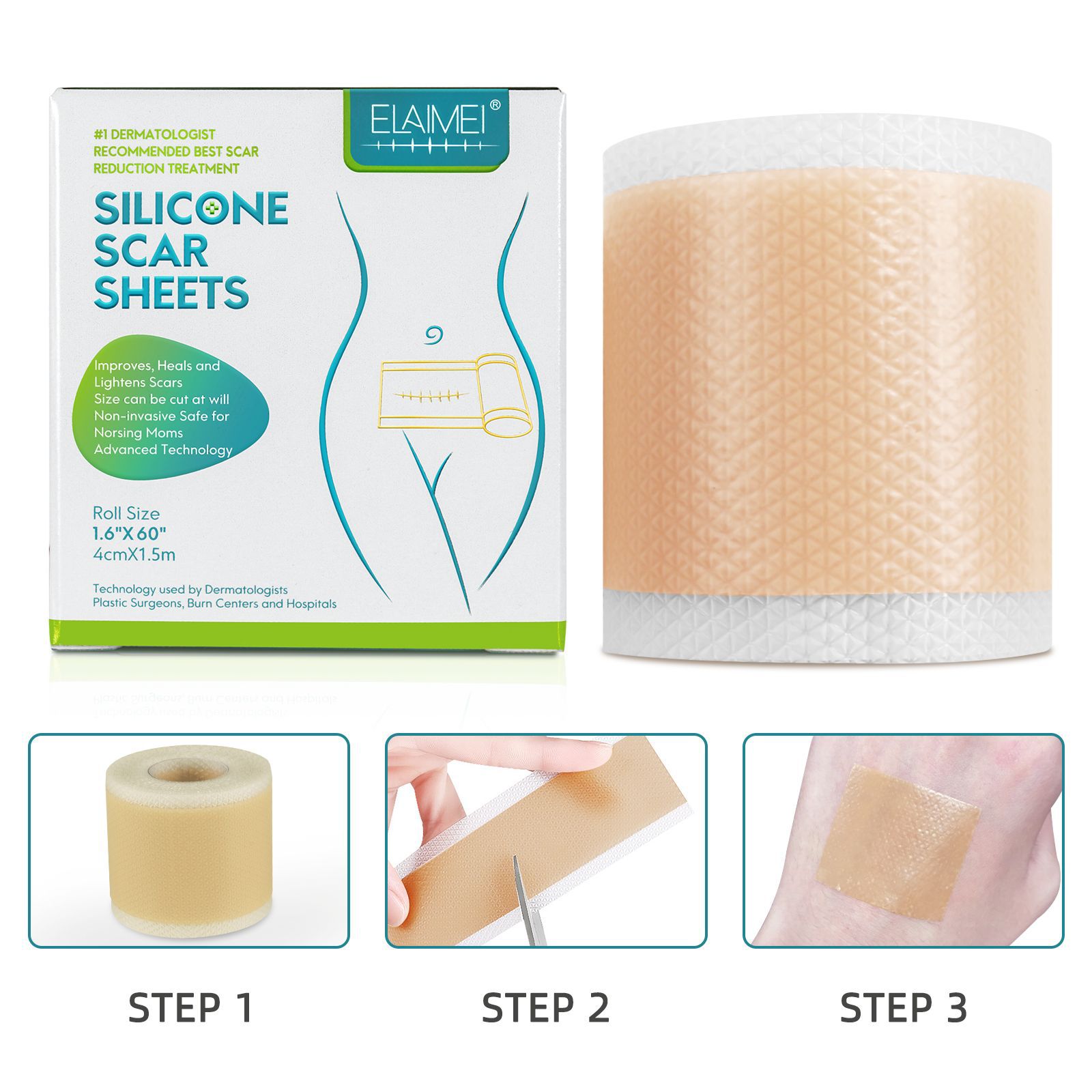 4cm X 150cm Silicone Scar Shee - огляд і ціна Skincare X Beauty