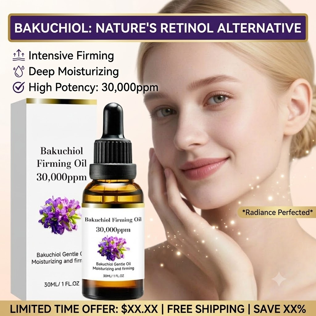 30ml Bakuchiol Face Oil Natura - огляд і ціна Bakuchiol Retinol Alternative