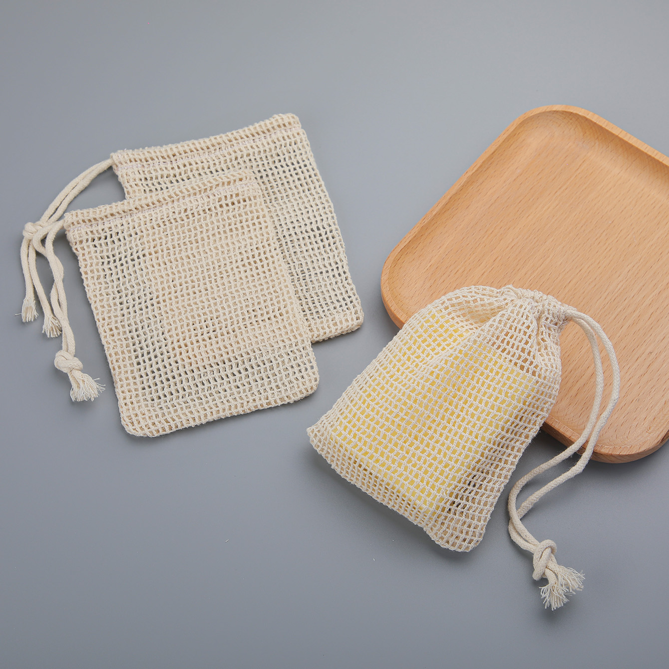Natural Cotton Soap Saver Bag, - огляд і ціна Skincare Oily Skin