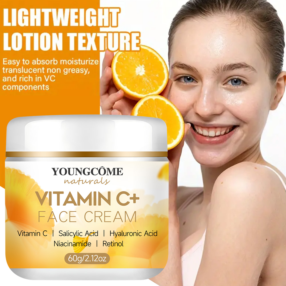 YOUNGCOMEN Vitamin C Face crea - огляд і ціна Skincare Glad2Glow